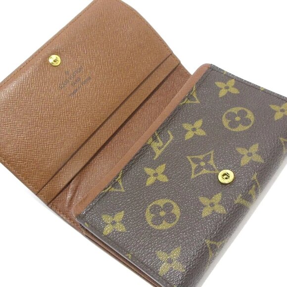 LOUIS VUITTON Porte Monnaie Tresor Monogram - Bifold Wallet 321-080725 - Picture 8 of 12